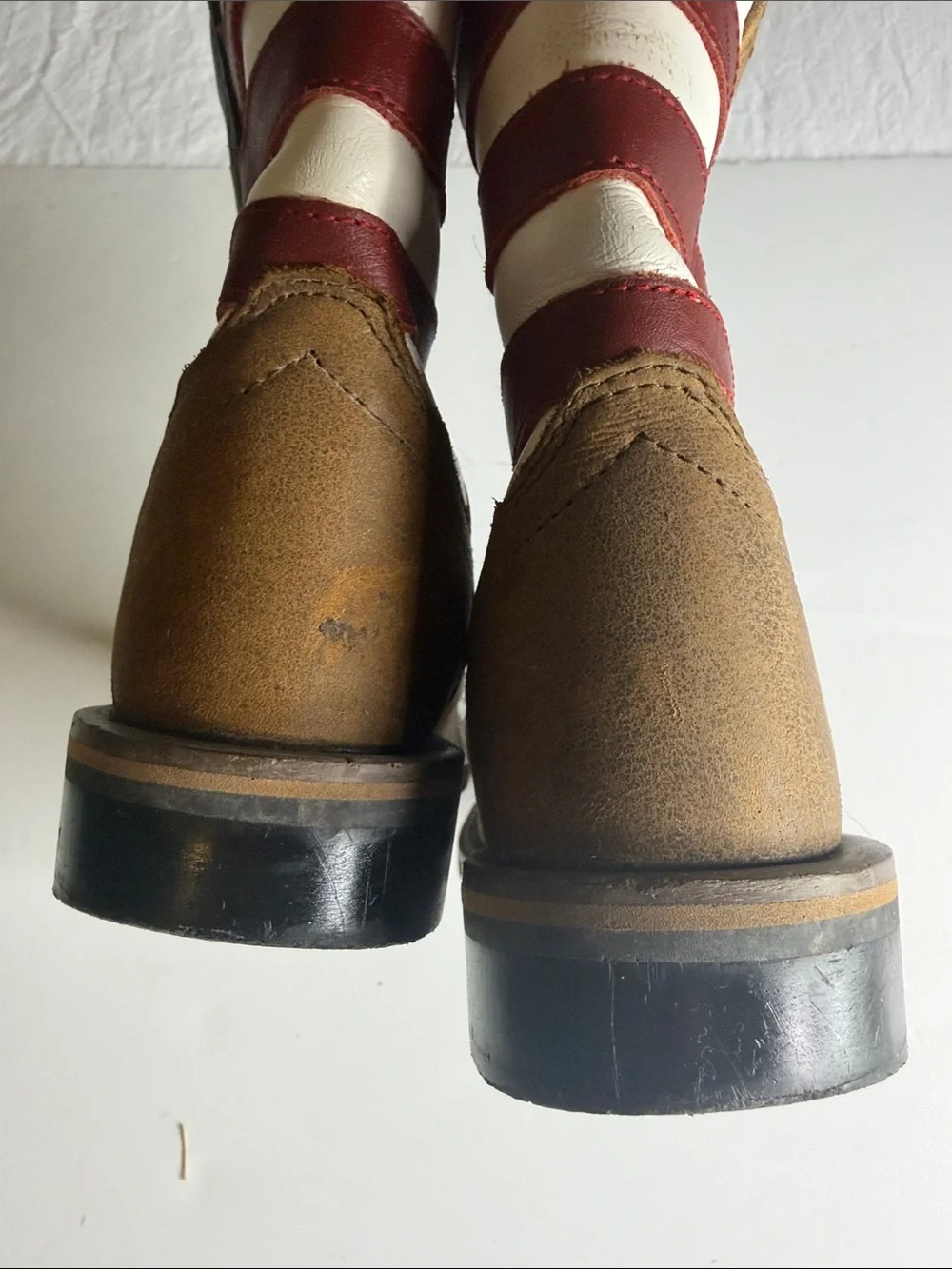 CODY JAMES BOYS' USA FLAG WESTERN BOOTS - BROAD SQUARE TOE size 1D